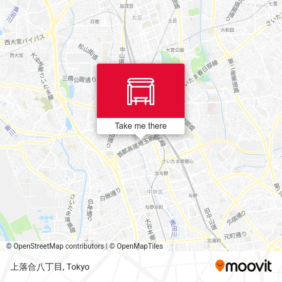 Kamiochiai 8-chome map