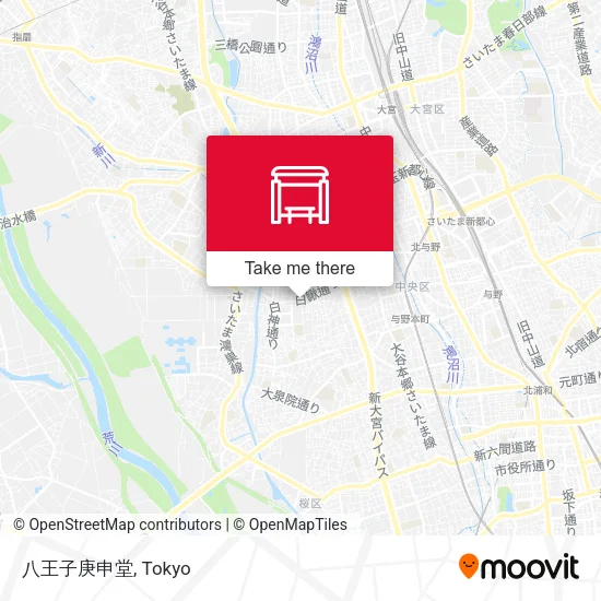 八王子庚申堂 map
