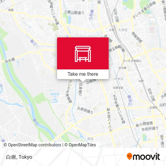 白鍬 map