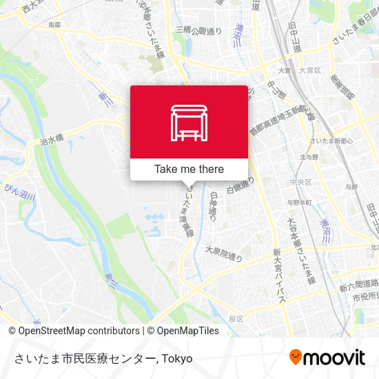 さいたま市民医療センター map