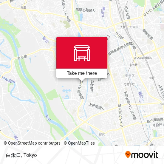 白鍬口 map