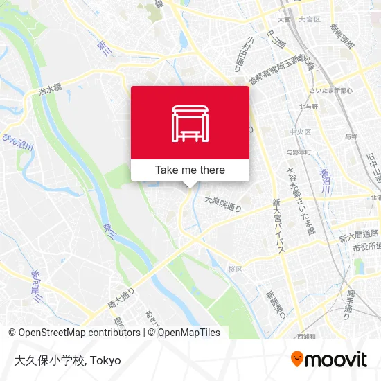 大久保小学校 map