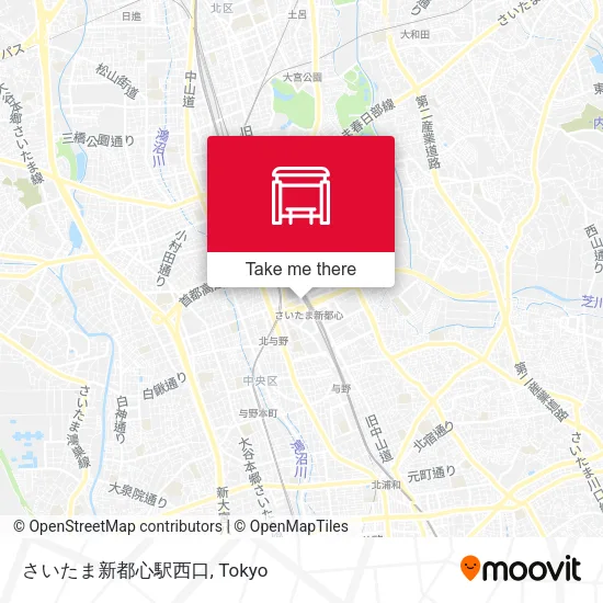 さいたま新都心駅西口 map