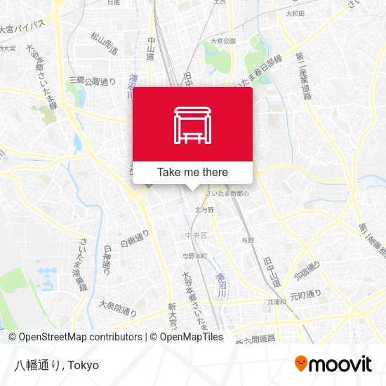 八幡通り map