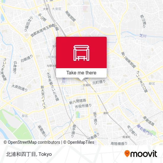 北浦和四丁目 map
