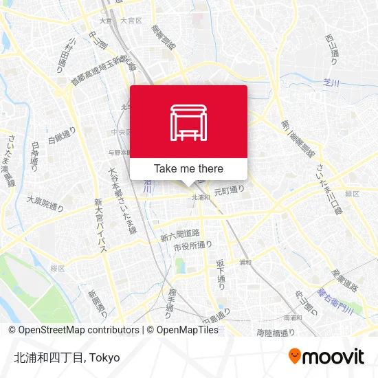 北浦和四丁目 map
