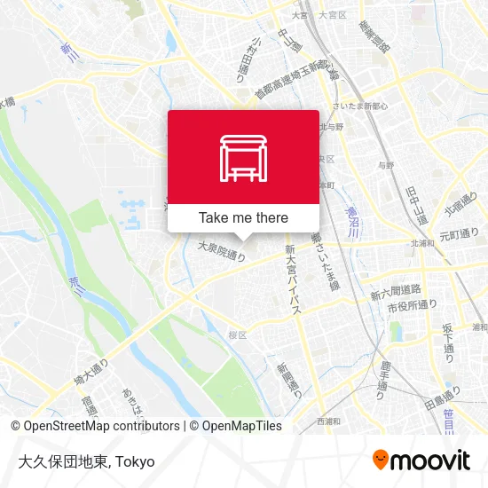 大久保団地東 map