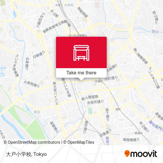 大戸小学校 map