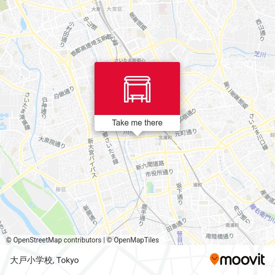 大戸小学校 map