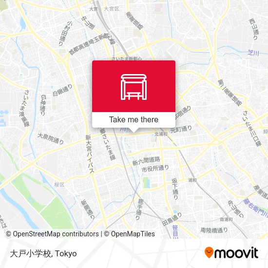 大戸小学校 map