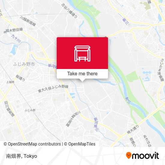 Minami-hata Border map