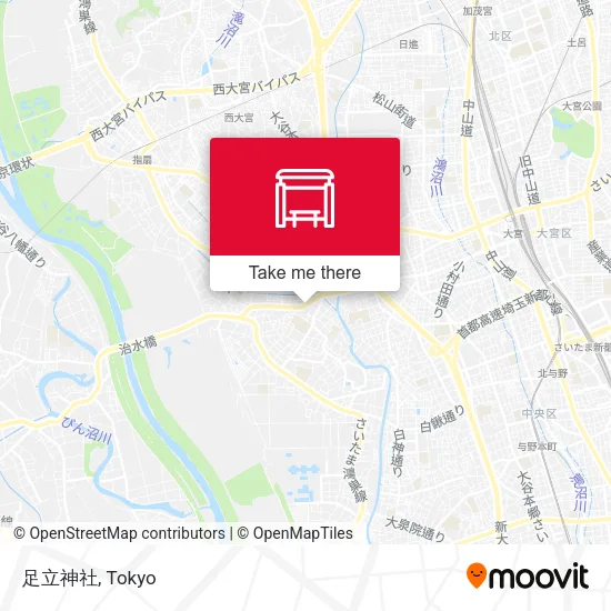 足立神社 map