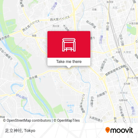 足立神社 map