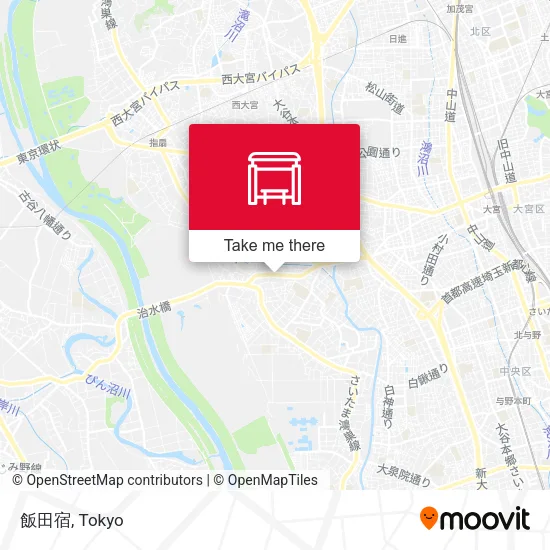 飯田宿 map