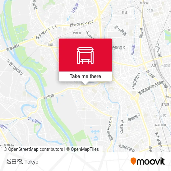 飯田宿 map