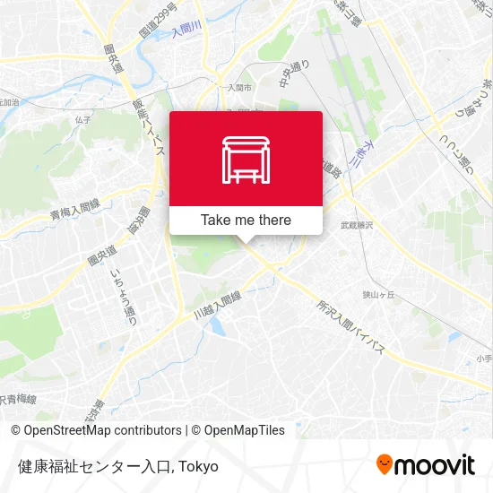 健康福祉センター入口 map