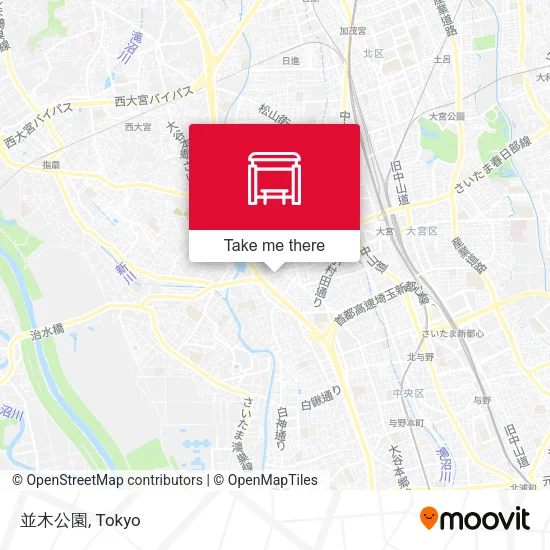 並木公園 map