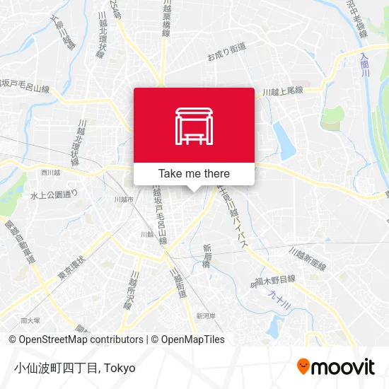 Kosenamachi 4-chome map