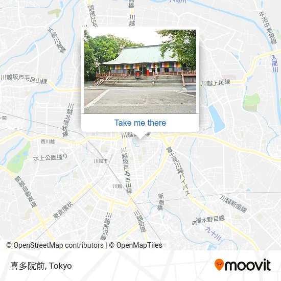 In front of Kitain map