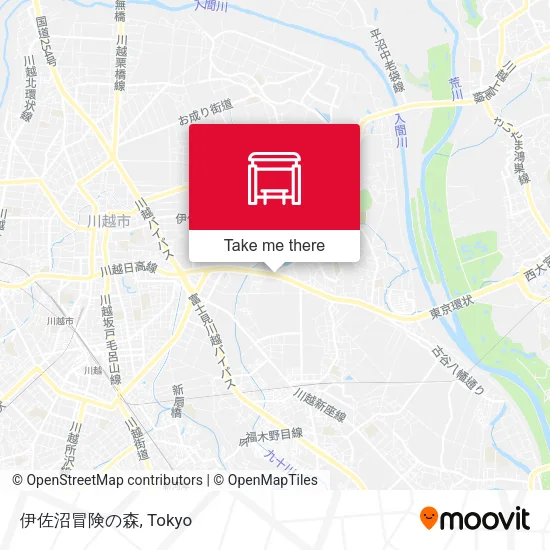 伊佐沼冒険の森 map