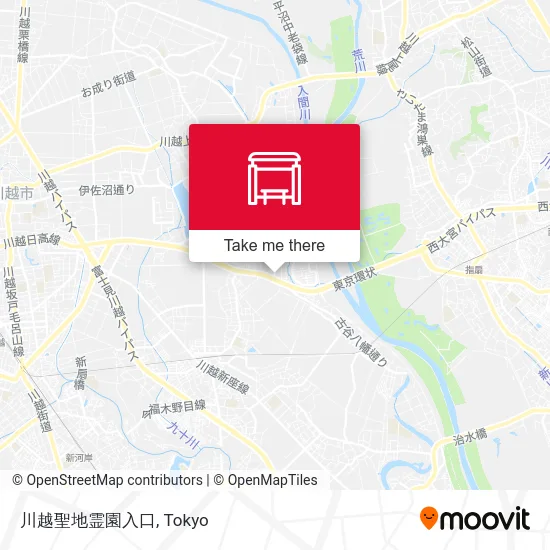 Kawagoe Cemetery Entrance map