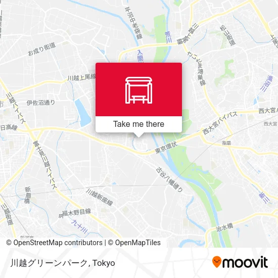 Kawagoe Green Park map