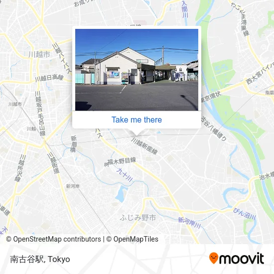 南古谷駅 map