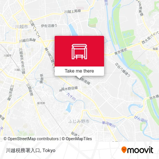 川越税務署入口 map