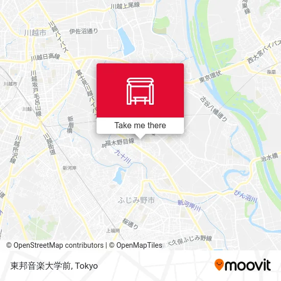 Toho Music University map