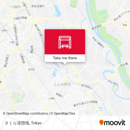 さくら堤団地 map