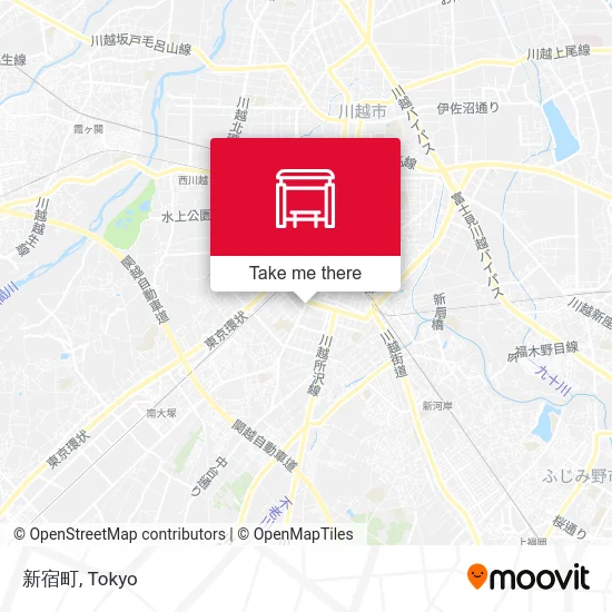Shinjuku-machi map