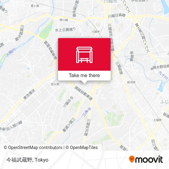 Imafuku-Musashino map