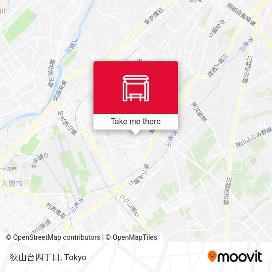 Sayamadai 4-chome map