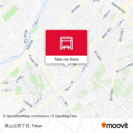 狭山台四丁目 map