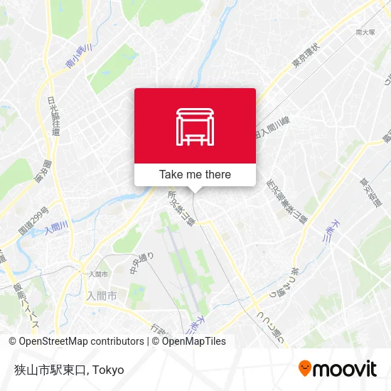 狭山市駅東口 map