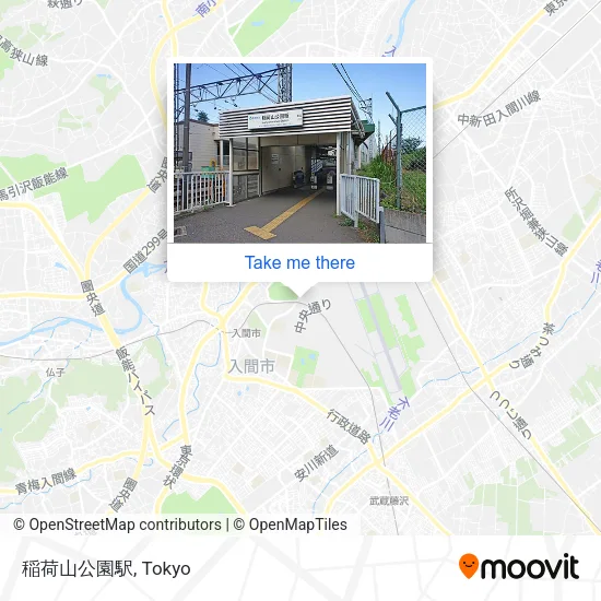 稲荷山公園駅 map