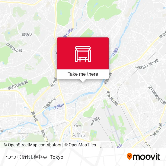 つつじ野団地中央 map