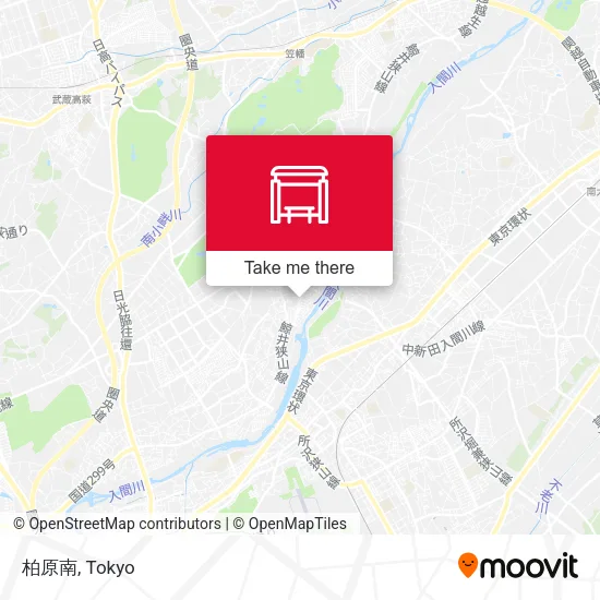 柏原南 map