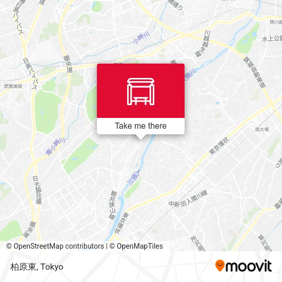 Kashiwabara East map