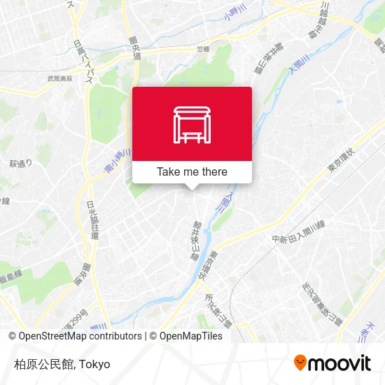 柏原公民館 map