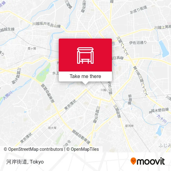 Riverside Street map