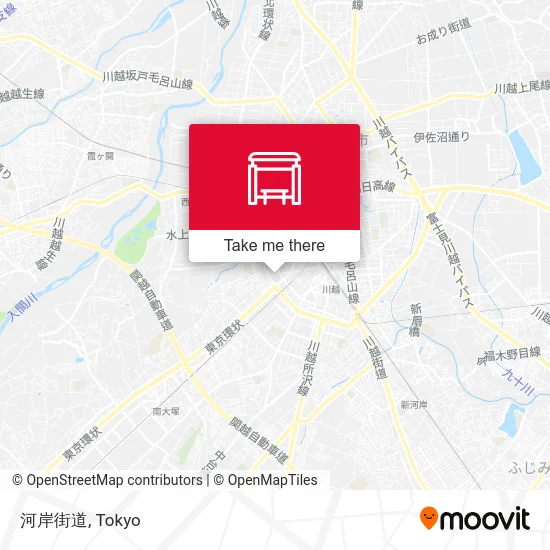 河岸街道 map