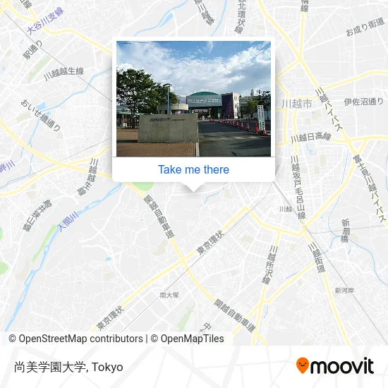 尚美学園大学 map