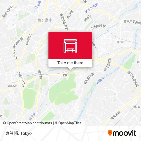 東笠幡 map