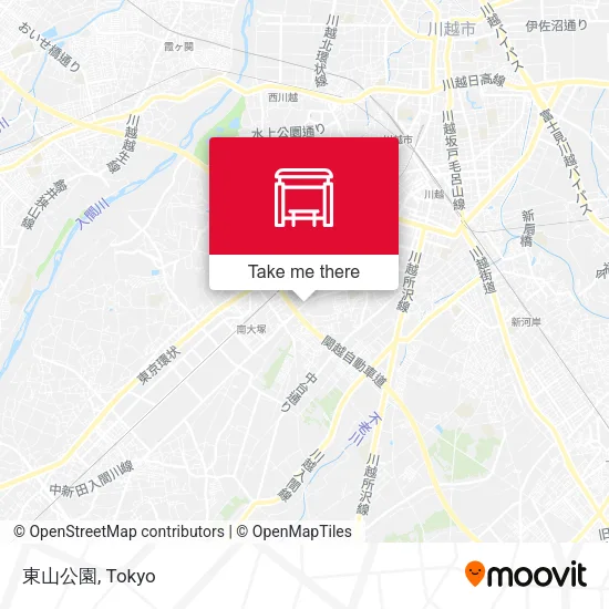 Higashiyama Park map