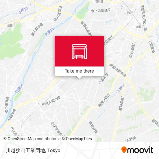 Kawagoe Sayama Industrial Park map