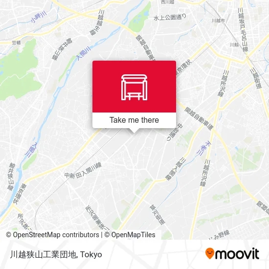 川越狭山工業団地 map