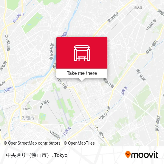 Chuo-dori (Sayama City) map