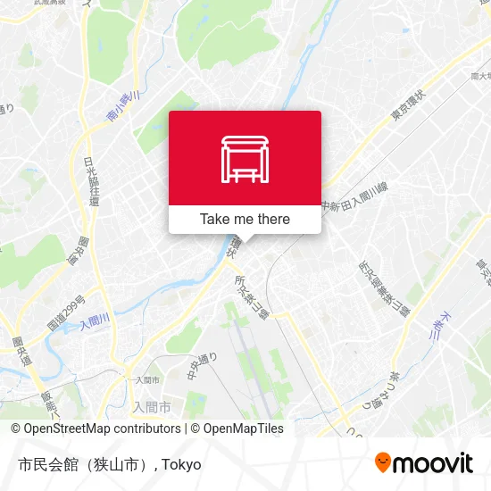 市民会館（狭山市） map