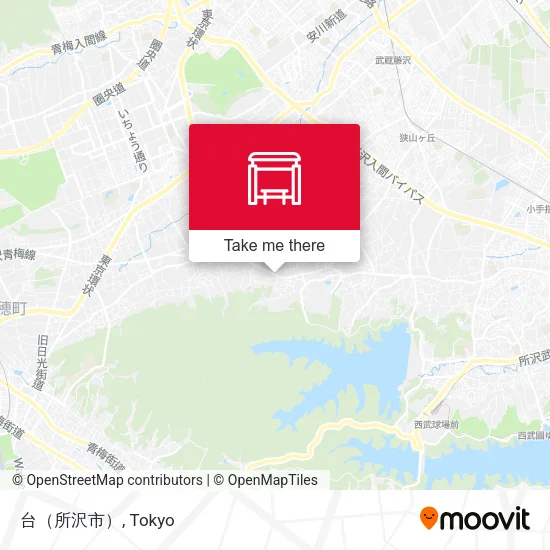 台（所沢市） map